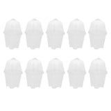 10 Sets Plastic Plant Growing Cups Nursery Sowing Pots with Lids for Garden Garden Plants