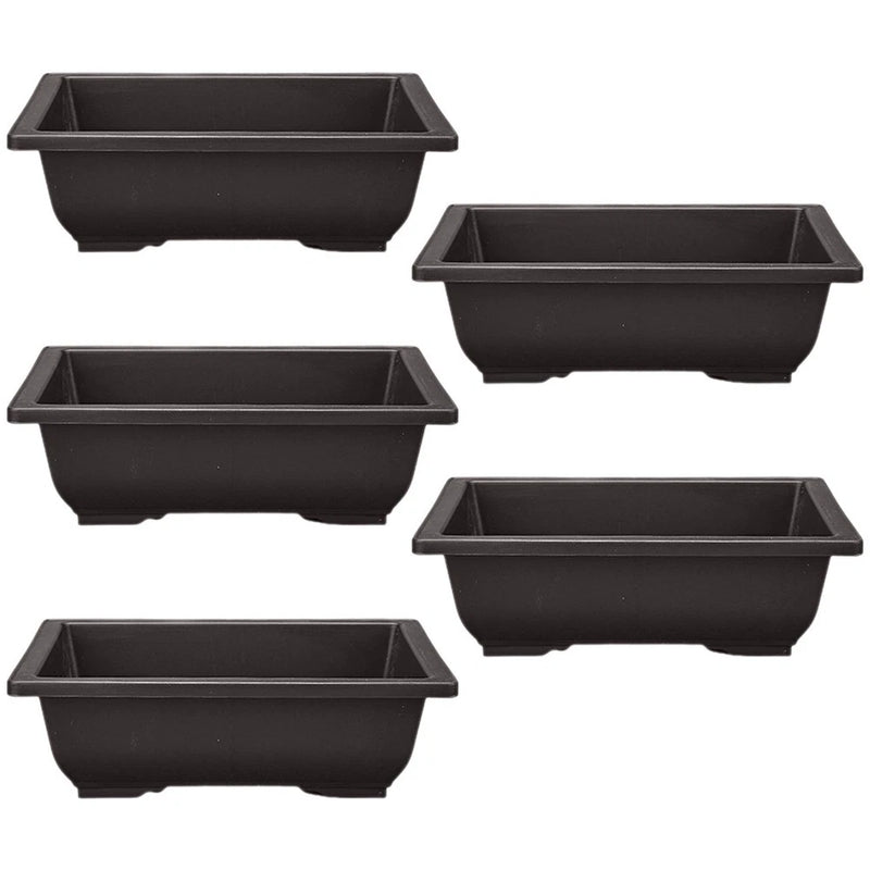 2 Count Succulent Plastic Flower Pot Bonsai Flowerpot Gardening Accessory Garden Plants
