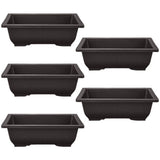 2 Count Succulent Plastic Flower Pot Bonsai Flowerpot Gardening Accessory Garden Plants