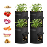 10 Gallon 4/5/6/10 Pack Potato Grow Bags Garden Planting Pot Nonwoven Fabric Garden Plants