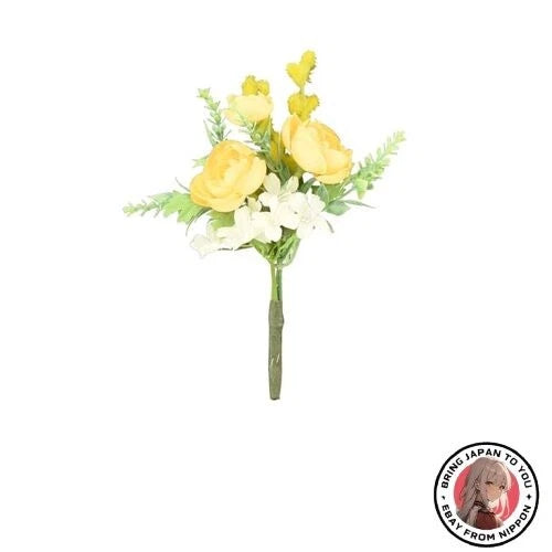 New Hasegawa Buddhist Altar Flower Bouquet Mini Ranunculus Yellow Artificial Ranunculus