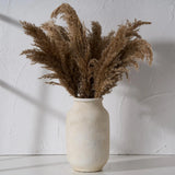 Rustic Farmhouse Flower Vase | 9.5 Inch Large Ceramic Vase | Pampas Grass | M... Pampas Grass