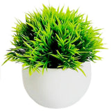 Living Room Decor Artificial Flowers Soft PVC Construction No Watering Required Green Plant