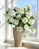 6 Pcs Hydrangea Artificial Flowers - 32" & 26" Faux Long Stem with 24 Realist... Hydrangea