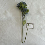Mackenzie Childs BLUE HYDRANGEA Beaded Flower Stem (Set Of 4) NEW m25-no Hydrangea