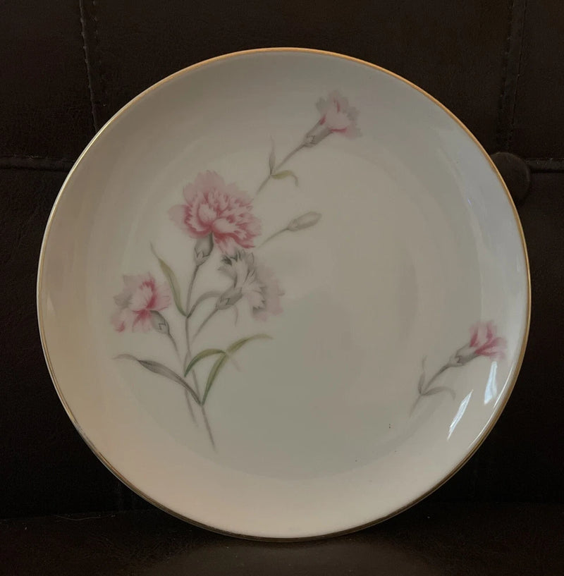 Royal Court Carnation Bread/ Dessert Plate 6 1/4Ó Japan Carnation