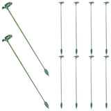 10 Pcs Single Stem Flower Stakes Orchid Clips for Plants Support Garden Plants