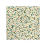 03393 Whispers Teal Floral - Cotton Quarter Yard Flowering Plants