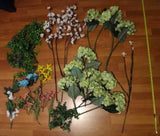 Huge Lot Artificial Flowers Wedding Light Green Hydrangea White Greenery Misc Hydrangea
