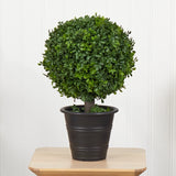 23Ó Boxwood Ball Topiary Artificial Tree Home Decor Indoor/Outdoor. Retail $99 Green Plant
