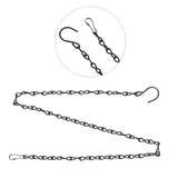 4 Pcs Tree Hangers for Bird Feeders Garden Chain Flower Pot Basket Replacement Garden Plants
