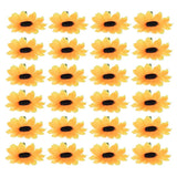 100 Pcs Artificial Sunflower Little Daisy Gerbera Flower Heads for Wedding3276 Daisies