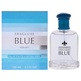 Fragluxe Blue by Fragluxe for Men - 3.3 oz EDT Spray EDT