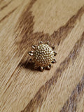 Gold tone Sunflower flower brooch Pin qs Sunflower