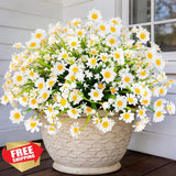 Artificial Daisy Flowers Outdoor Spring Decor White 12 Bundles UV Daisies