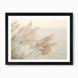 Pampas Grass In The Evening Art Pri Framed Wall Art Poster Canvas Print Picture Pampas Grass