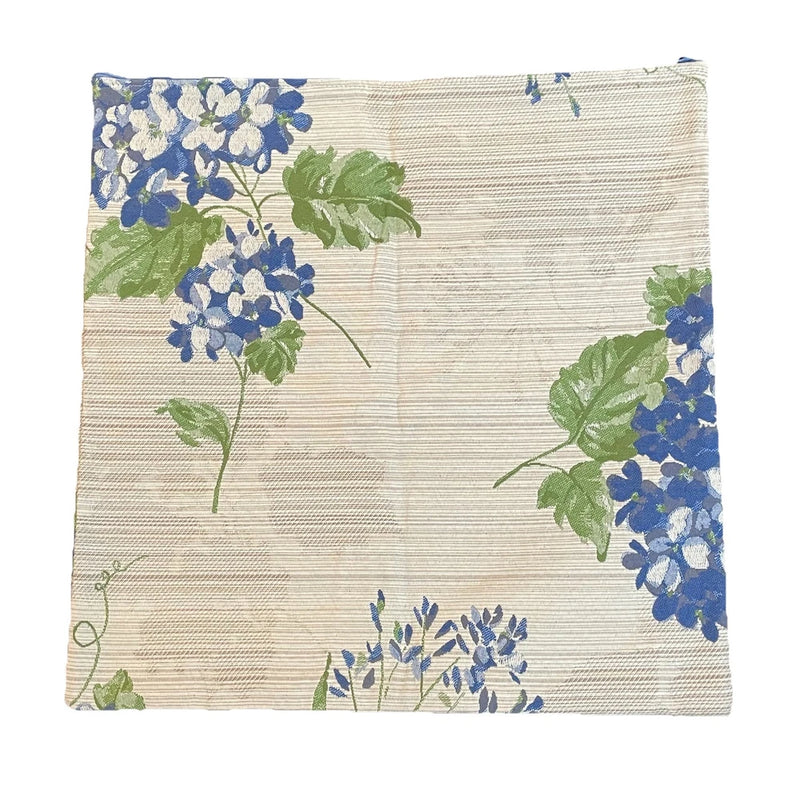 Marat Avignon French Pillow Hydrangea  Floral 18in Square Made In France 17in Sq Hydrangea