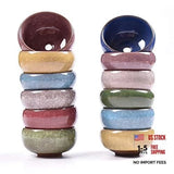 Succulent Plant Pot,  12 Pcs 2.5 Inch Ceramic Ice Crack Cactus Plant Pot 12pcs Garden Plants