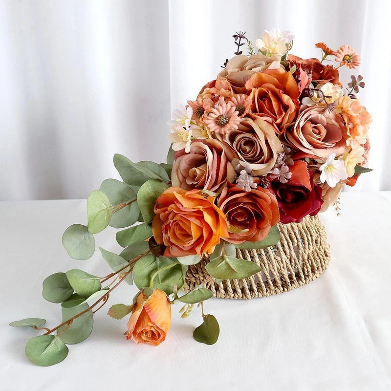 Wedding Bouquet Decor Tossing Cascading Bouquet Valentine's Day Ceremony Bouquet