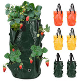 2pcs Planting Grow Bags Garden Tomato Strawberry Container Hanging Planter Pouch Garden Plants