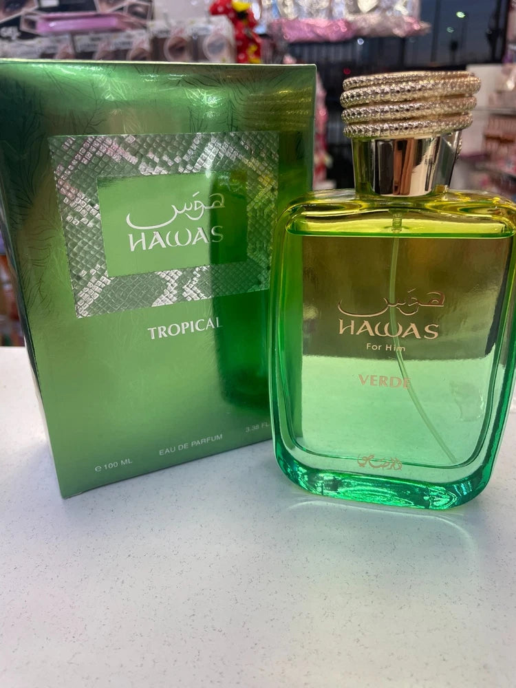Rasasi Hawas Verde Eau de Parfum for Men 100ml / 3.38 fl oz EDP