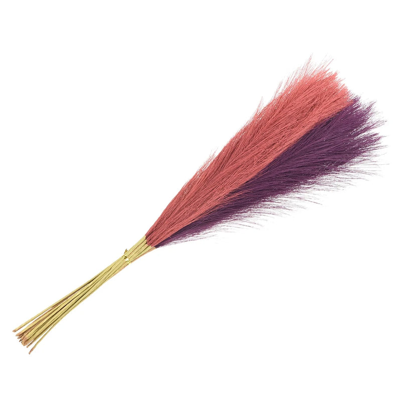 20Pcs Faux Pampas Grass,21"/55cm Fake Pampas Grass Decor,Dark Purple/Burgundy Pampas Grass