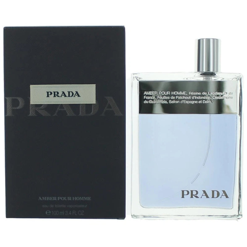 Prada Amber by Prada, 3.4 oz EDT Spray for Men EDT