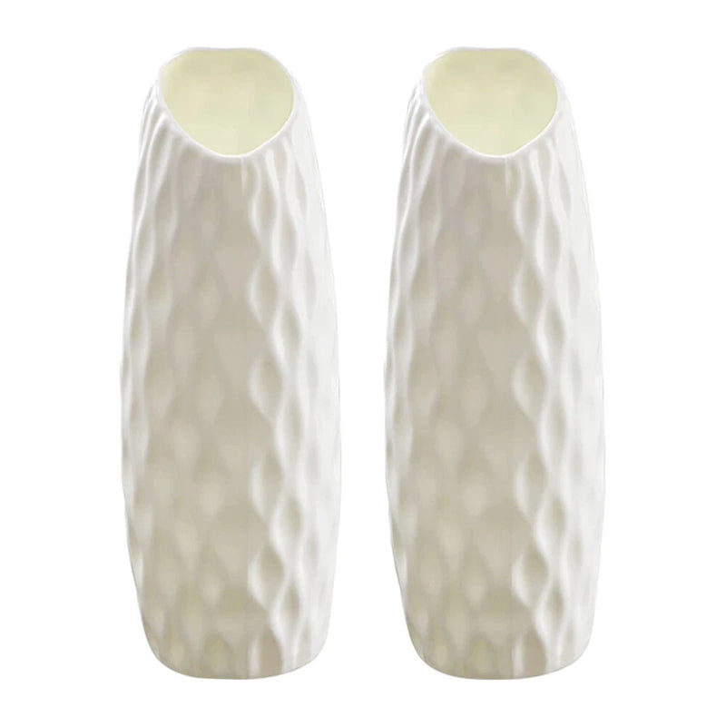 2PCS Room Home Living Room Modern Vase Minimalist Ceramic Vases Decor Vases Pampas Grass