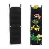(100*30CM)Pocket Vertical Felt Garden Plant Grow Container Bags Wall Hanging US Garden Plants