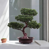 Simulation Tree Potted Plant Artificial Green Plant Desk Display Realistic DIY Green Plant