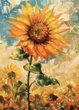 Where Sunflowers Grow --New POSTCARD Sunflower