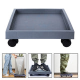 Wheeled Square Plant Holder Tray Essential for Easy Garden Maintenance Garden Plants