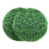 2 Pack 20" Artificial Topiary Greenery Ball Fake Plants Outdoor Indoor DŽcor Green Plant