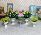 Hydrangea in a Planter. Miniature Dollhouse. 1:12. Dollhouse Flowers. Handmade. Hydrangea