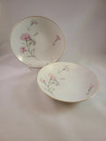 VINTAGE ROYAL COURT CARNATION FINE CHINA JAPAN 2 COUP SOUP BOWL 7" DIAMETER Carnation