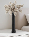 Black Vase 16" Tall Table Ceramic Vases,Skinny Long Vase for Pampas Grass,Mod... Pampas Grass