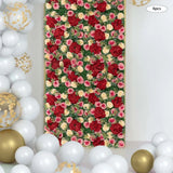 Vibrant 6-Piece Artificial Flower Wall Set - Lifelike Rose & Hydrangea Decor Hydrangea