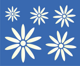 Stencils by Joanie Easy Daisy Sunflower 5 Sizes Garden DIY Art Craft Signs Sunflower