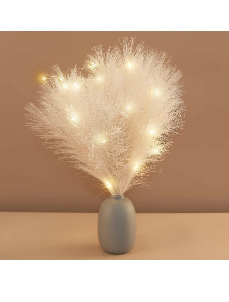 Grass Decor, Small Fake Pampas Grass Plants for Wedding Kitchen Yard Home Decor Pampas Grass