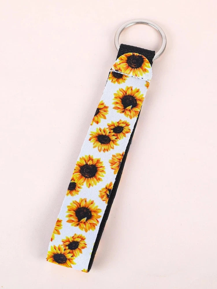 New Decorative Sunflower Keychain Great Gift Spring Bright Fun Flowers Sunflower