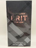 BURBERRY BRIT FOR HIM 3.4 OZ EDT MEN (Brand New Factory Sealed) EDT