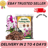 Orchid Potting Mix,Premium Orchid Bark Potting Mix for Repotting Orchids