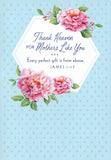 Religious MOTHER'S DAY Card, Thank Heaven Pink Peonies Flowers by DaySpring +_ Peony