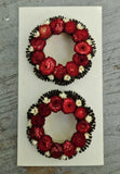 Handmade Miniature Dried Flower Pine Cone Wreaths Crafting Lot Of 20 Dried Flower