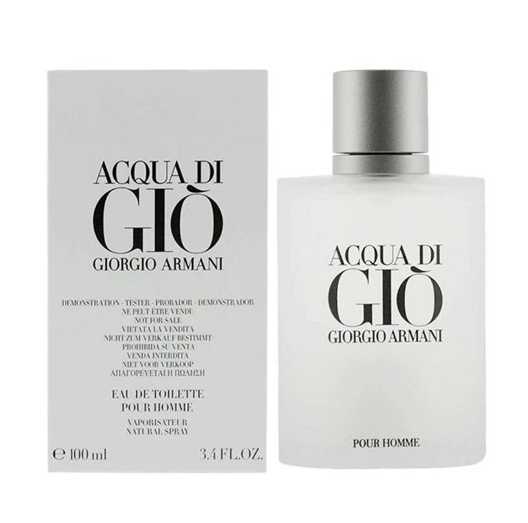 Giorgio Armani Acqua Di Gio 3.4oz Men's Eau de Toilette New Testr EDT