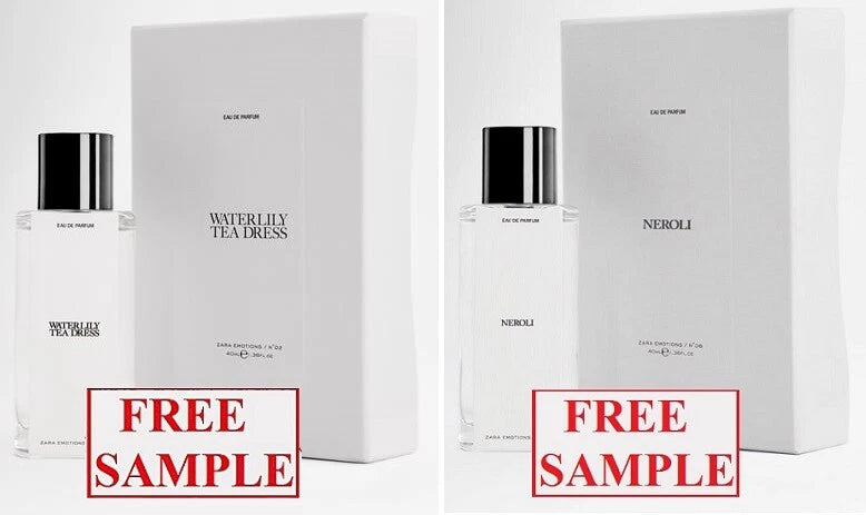 Zara Emotions Neroli Waterlily Parfum 40ml Perfume Fragrance Women Men + Sample EDP