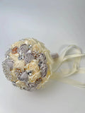 Rhinestone Pearl Bridal Brooch Rose Bouquet For Wedding Bouquet