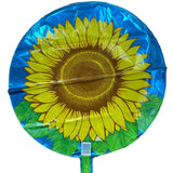 Betallic Vintage 1993 Mylar Balloon Sunflower Round Party 18" Flower Yellow New Sunflower