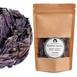 Purple Basil (Ocimum basilicum) 1 OZ (30g), Aromatic Dried Basil Leaves Dried Flower