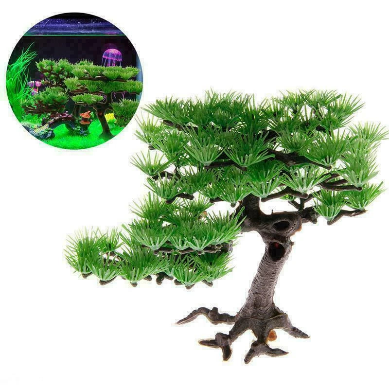 Bonsai Artificial Fake Quality Green Pine Tree Plant Home Garden Office Decor Green Plant